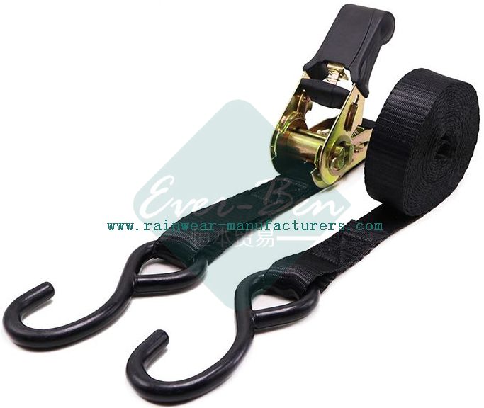 047 Bulk Black axle straps factory-small ratchet straps